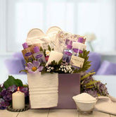 gift for her, spa gift basket, pamper gift basket, spa basket